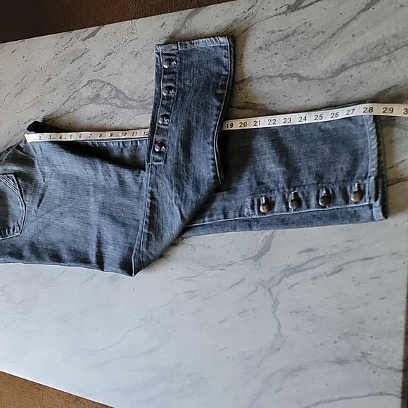 ANLO jeans with ankle button detail Dark Wash  size 29 - Picture 9 of 15